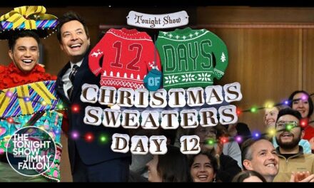 The Tonight Show Starring Jimmy Fallon Wraps Up Year with the 12 Days of Christmas Sweaters Tradition