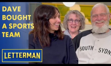 David Letterman and Barbara Gaines Discuss Darlene Love and the South Sydney Rabbitohs Rugby Team
