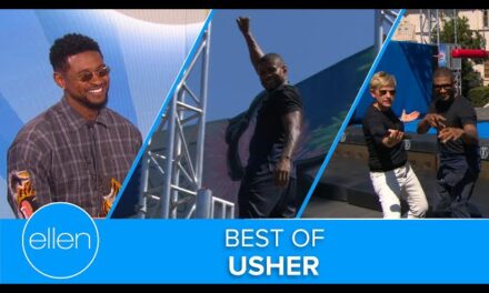 Usher Shocks Ellen and Audience with Remarkable American Ninja Warrior Challenge on The Ellen Degeneres Show