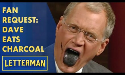 David Letterman Eats Charcoal Briquettes on Talk Show – A Surprising and Hilarious Moment