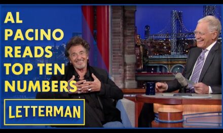 Al Pacino Hilariously Surprises David Letterman on His Talk Show
