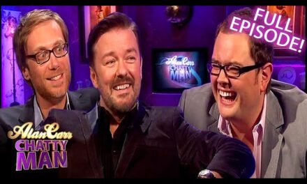 Ricky Gervais and Stephen Merchant Light Up Alan Carr: Chatty Man with Hilarious Banter