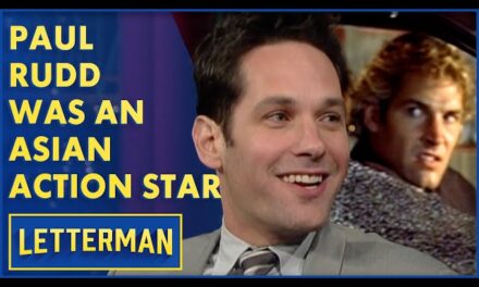 Paul Rudd’s Early Role In A Hong Kong Action Movie Revealed on David Letterman Show