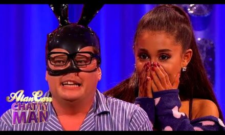 Ariana Grande Joins Alan Carr for a Playful Slumber Party on “Chatty Man
