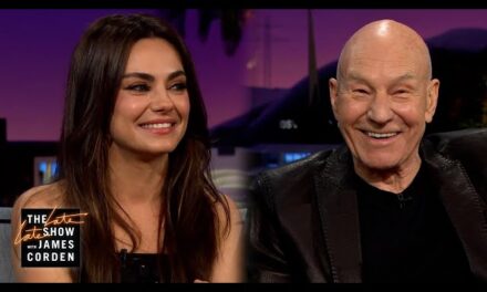Mila Kunis Reveals Her Patrick Stewart Obsession on The Late Late Show with James Corden