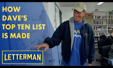 Behind the Scenes: The Making of David Letterman’s Hilarious Top Ten List Segment