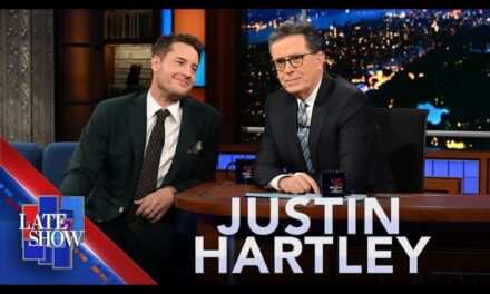 Justin Hartley Talks Transition to Action-Packed Series “Tracker” on “The Late Show with Stephen Colbert