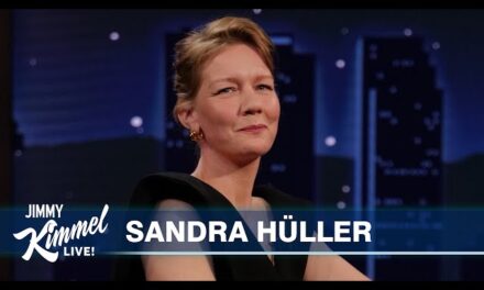 Sandra Hüller Talks About Her Oscar Nomination on “Jimmy Kimmel Live