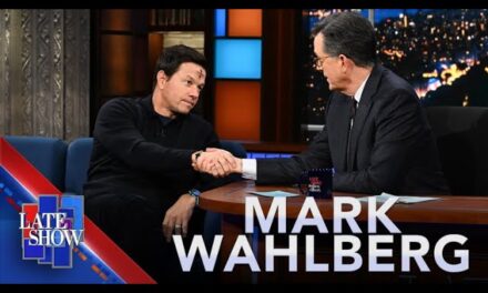Mark Wahlberg Delights Stephen Colbert with Humor and Charisma on Late Night Show