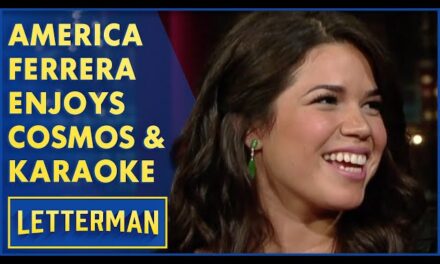 America Ferrera Talks Moving to NYC, Karaoke, and Politics in “David Letterman” Interview