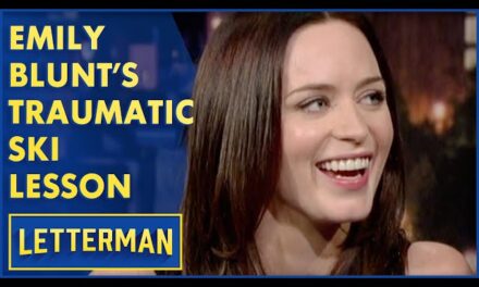 Emily Blunt’s Hilarious Ski Lesson Mishap on David Letterman