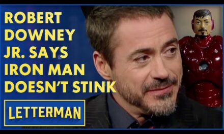 Robert Downey Jr. Discusses “Iron Man” and More on David Letterman’s Show