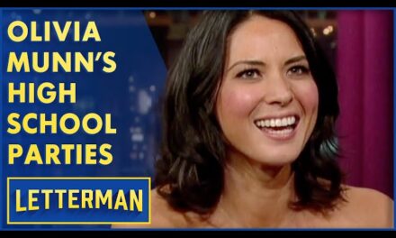 Olivia Munn Reveals High School Party Tricks on ‘David Letterman’ Talk Show