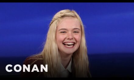 Elle Fanning Talks Growth Spurts and Indulgent Commercials on Conan O’Brien