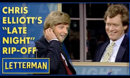 Chris Elliott’s Late Night Talk Show with David Letterman – A Hilarious and Controversial Episode