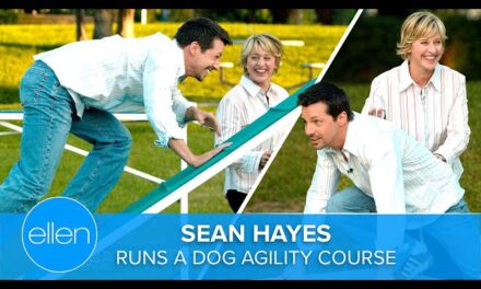 Actor Sean Hayes Takes on Dog Agility Course on “The Ellen Degeneres Show