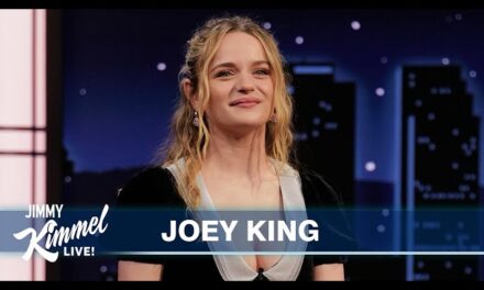 Joey King Talks “We Were the Lucky Ones” and Memorable Dining Experience on Jimmy Kimmel Live