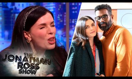 Aisling Bea and Romesh Ranganathan Share Awkward Kiss on The Jonathan Ross Show