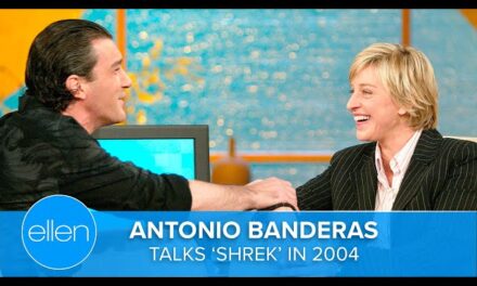 Antonio Banderas Opens Up About “Shrek” Success & Challenges of Fame on The Ellen Degeneres Show