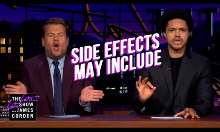 James Corden and Trevor Noah Explore Life’s Side Effects on “The Late Late Show