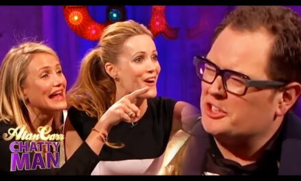 Cameron Diaz, Leslie Mann, and Kate Upton Hilariously Mock Alan Carr’s Glasses on ‘Chatty Man’