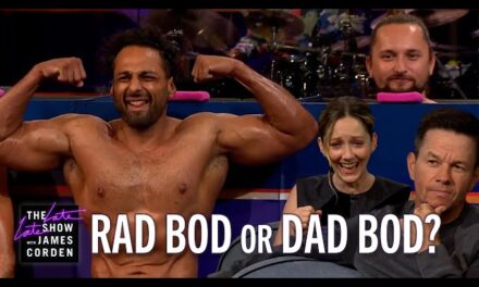 Mark Wahlberg and Judy Greer Play “Rad Bod or Dad Bod” on The Late Late Show with James Corden