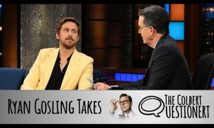 Ryan Gosling Reveals Surprising Answers in Colbert’s Cold Beer Questionnaire