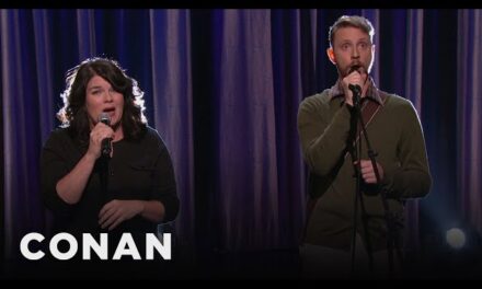 Drennon Davis and Karen Kilgariff Deliver Hilarious Performance of ‘The High Song’ on Conan O’Brien’s Talk Show