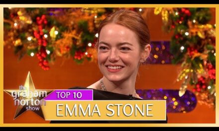 Emma Stone Opens Up About Oscars, Contact Lenses, and Corset Woes on The Graham Norton Show