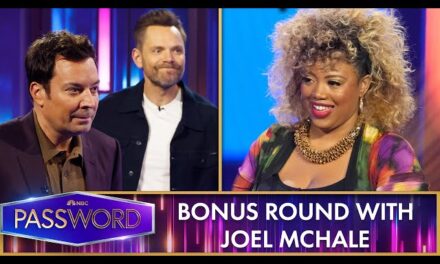 Joel McHale and Jimmy Dominate in a Thrilling Round of Password on The Tonight Show