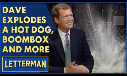 Special Effects Expert Deer Sturm Delivers Explosive Display on David Letterman’s Talk Show