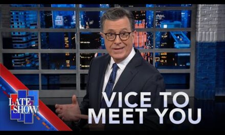 Stephen Colbert Mixes Politics, VP Speculations, and AI Concerns on The Late Show