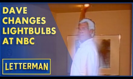 David Letterman’s Hilarious Adventure Changing Lightbulbs at NBC: A Behind-the-Scenes Look