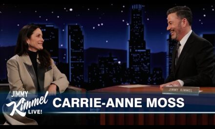 Carrie-Anne Moss Talks Star Wars and Nerves on Jimmy Kimmel Live