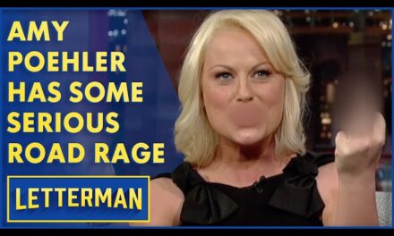 Amy Poehler Candidly Shares Her Road Rage Confessions and Motherhood Challenges on Letterman Show