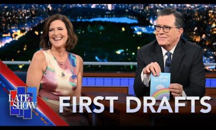 Stephen Colbert Showcases Hilarious First Drafts of Father’s Day Cards with Wife Evie