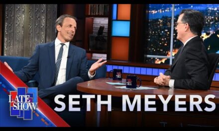 Seth Meyers Makes Hilarious Debut on “The Late Show with Stephen Colbert