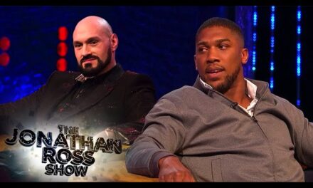 Anthony Joshua Talks Tyson Fury Fight and Trash Talking on The Jonathan Ross Show
