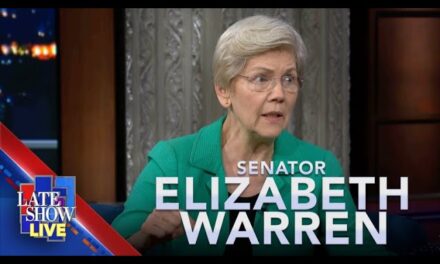 Senator Elizabeth Warren Calls for Stricter Gun Control on The Late Show with Stephen Colbert