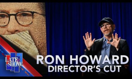 Director Ron Howard Takes Control on “The Late Show with Stephen Colbert
