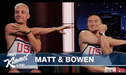 Matt Rogers and Bowen Yang Bring Laughter and Olympic Excitement to Jimmy Kimmel Live