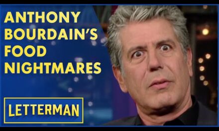 Anthony Bourdain Reveals Shocking Food Adventures on David Letterman’s Talk Show