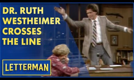 Dr. Ruth Westheimer Delights in Lively Interview on “Letterman” Talk Show