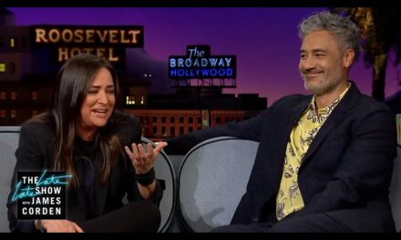 Pamela Adlon and Taika Waititi Discuss British Culture and Marvel Auditions on ‘The Late Late Show with James Corden’