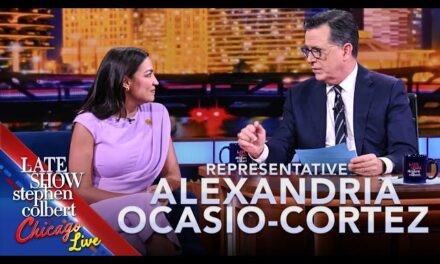 Rep. Ocasio-Cortez Highlights Democratic Party’s Commitment to Gender Equality, Racial Diversity, and Civil Rights on “The Late Show with Stephen Colbert