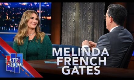 Melinda French Gates Talks Women’s Rights and Giving Back on The Late Show with Stephen Colbert