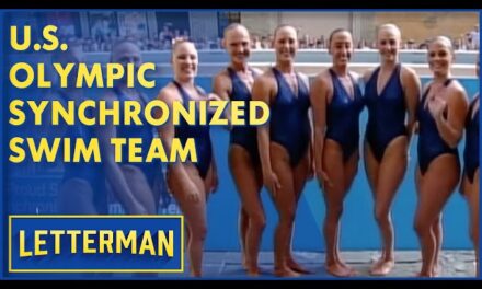 United States Olympic Synchronized Swim Team Mesmerizes on David Letterman Show