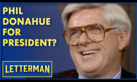 Renowned Talk Show Host Phil Donahue Discusses Humor, Insights, and Potential Political Ambitions on David Letterman Show