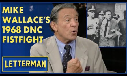 Mike Wallace Shares Riveting Story About 1968 DNC on “David Letterman” Show