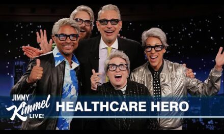 Jeff Goldblum Helps Young Actors Qualify for Health Insurance on Jimmy Kimmel Live